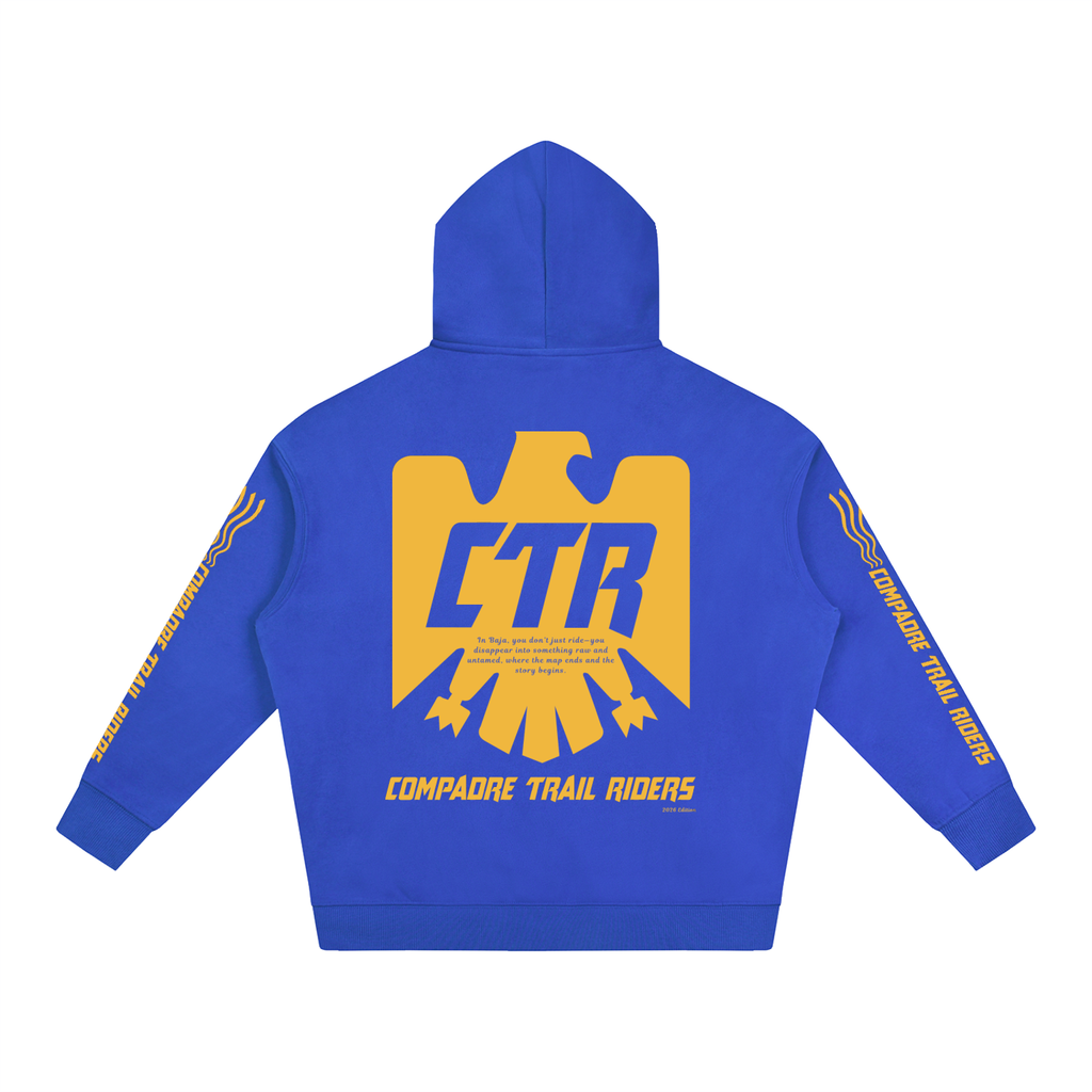Bold Eagle Oversize Fleeced Hoodie