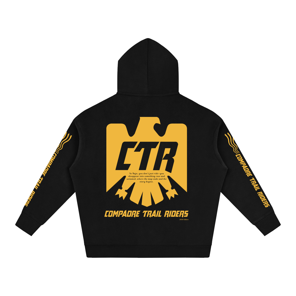 Bold Eagle Oversize Fleeced Hoodie
