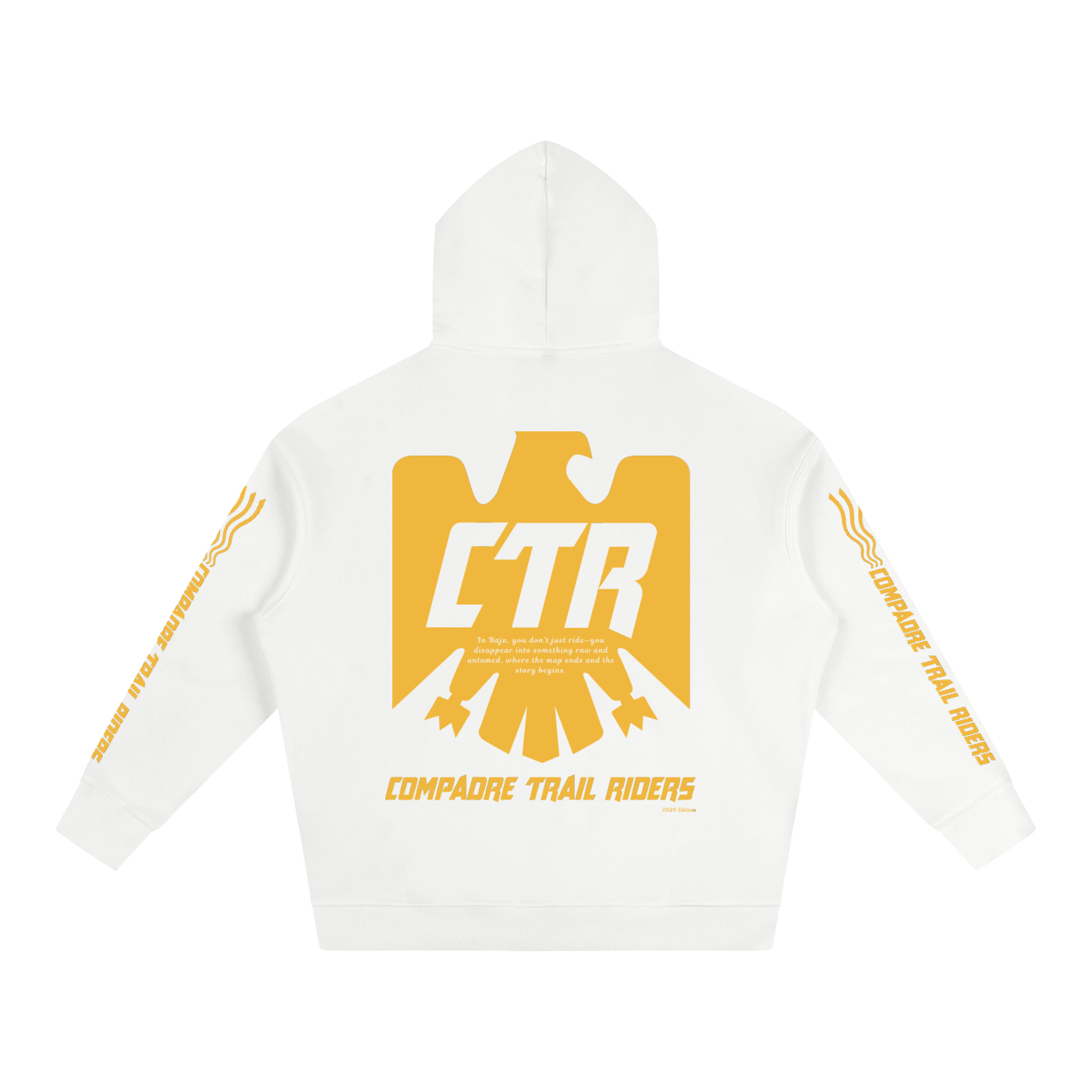 Bold Eagle Oversize Fleeced Hoodie