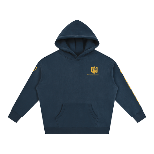 Bold Eagle Oversize Fleeced Hoodie