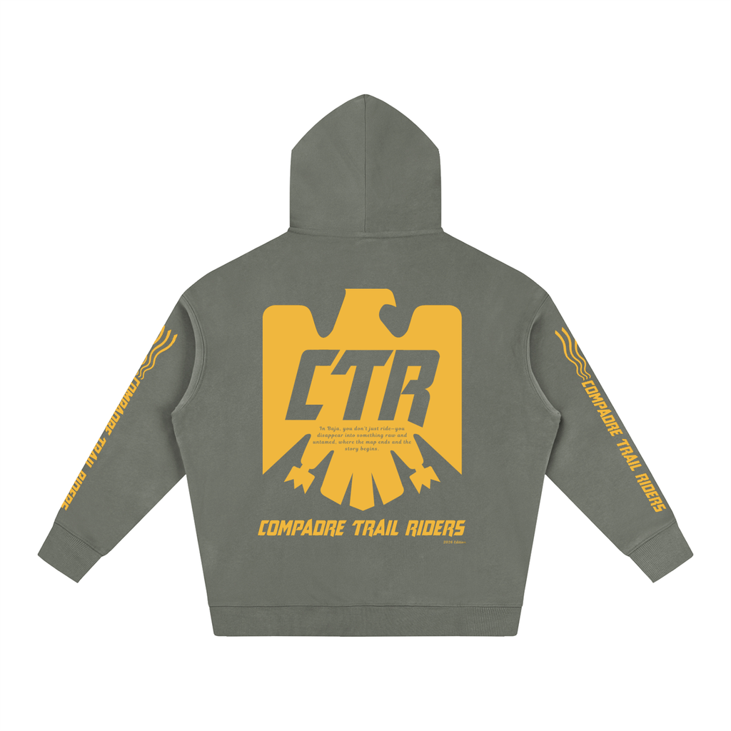 Bold Eagle Oversize Fleeced Hoodie