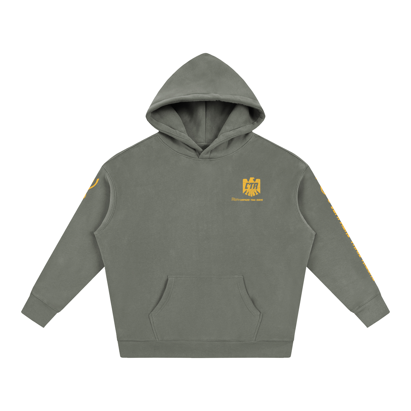 Bold Eagle Oversize Fleeced Hoodie